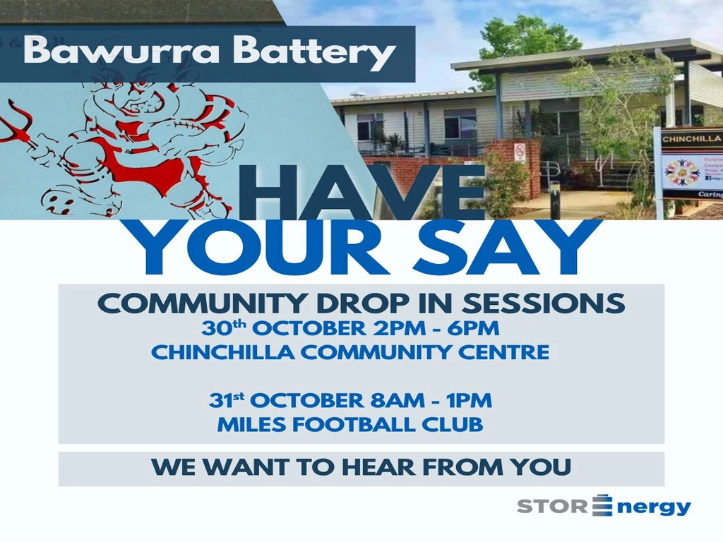 Community drop in sessions 30 and 31 October